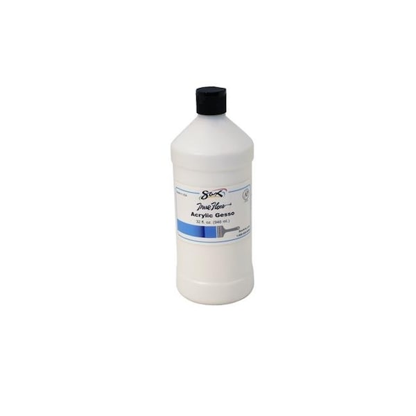 Sax 1590582 True Flow Acrylic Quart Gesso; White